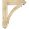 Ekena Millwork Thorton Arts and Crafts Rough Sawn Bracket w/ Offset Brace, Douglas Fir, 8"W x 30"D x 36"H BKT0806X30X36THR03RDF - alternate 2